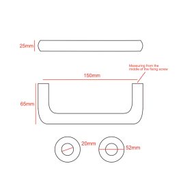 150mm Disability handle