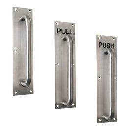 3 x Plates with Push Pull and Blank