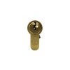 Front of Brass Euro Cylinder
