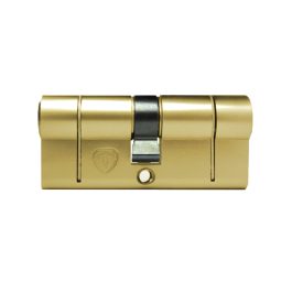 Front of Brass Euro Cylinder