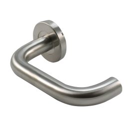 Round bar lever handle