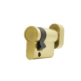 half thumbturn brass