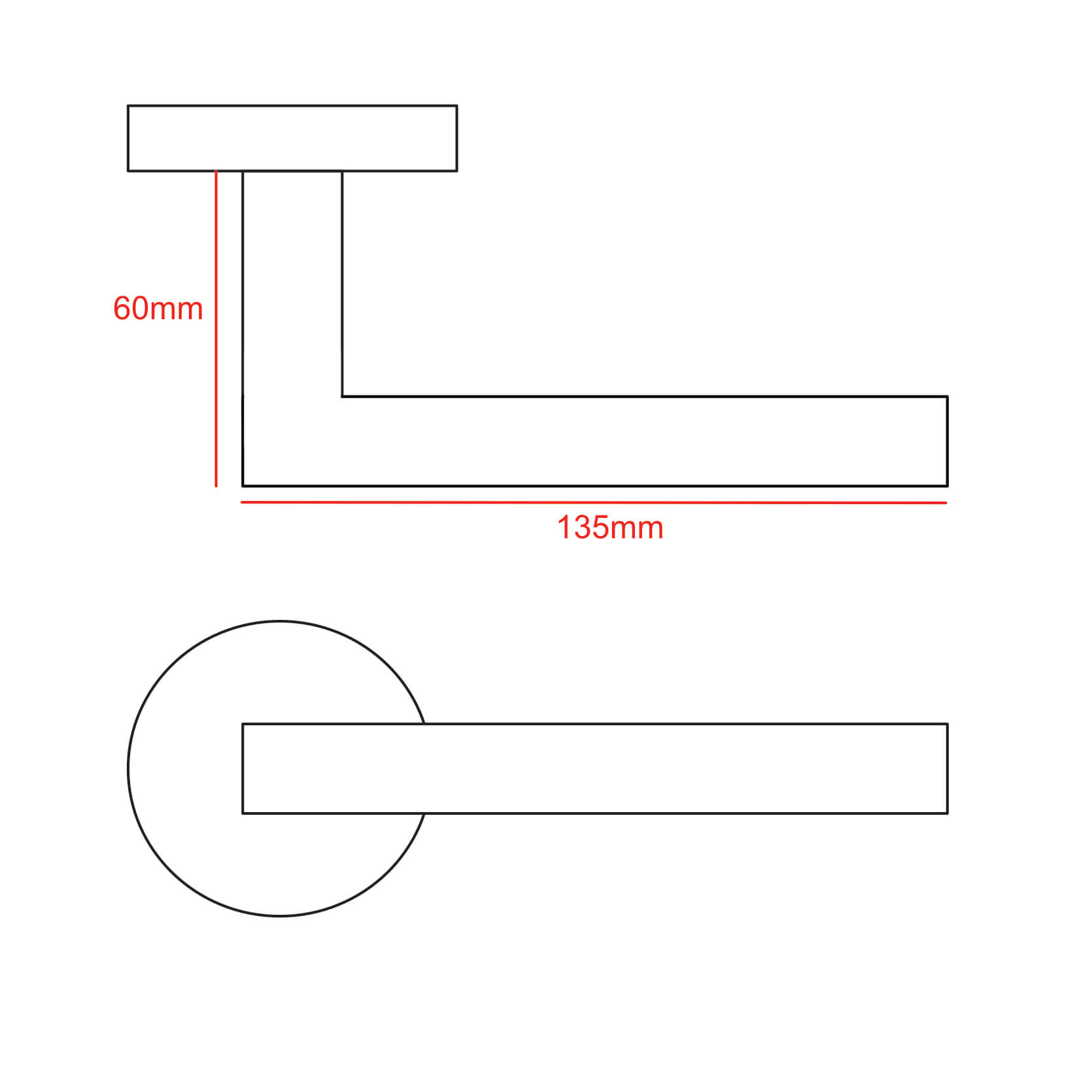 Stainless Steel #304 Curved Bar Handle