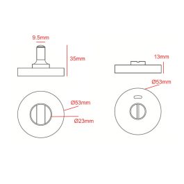 toilet lock CAD