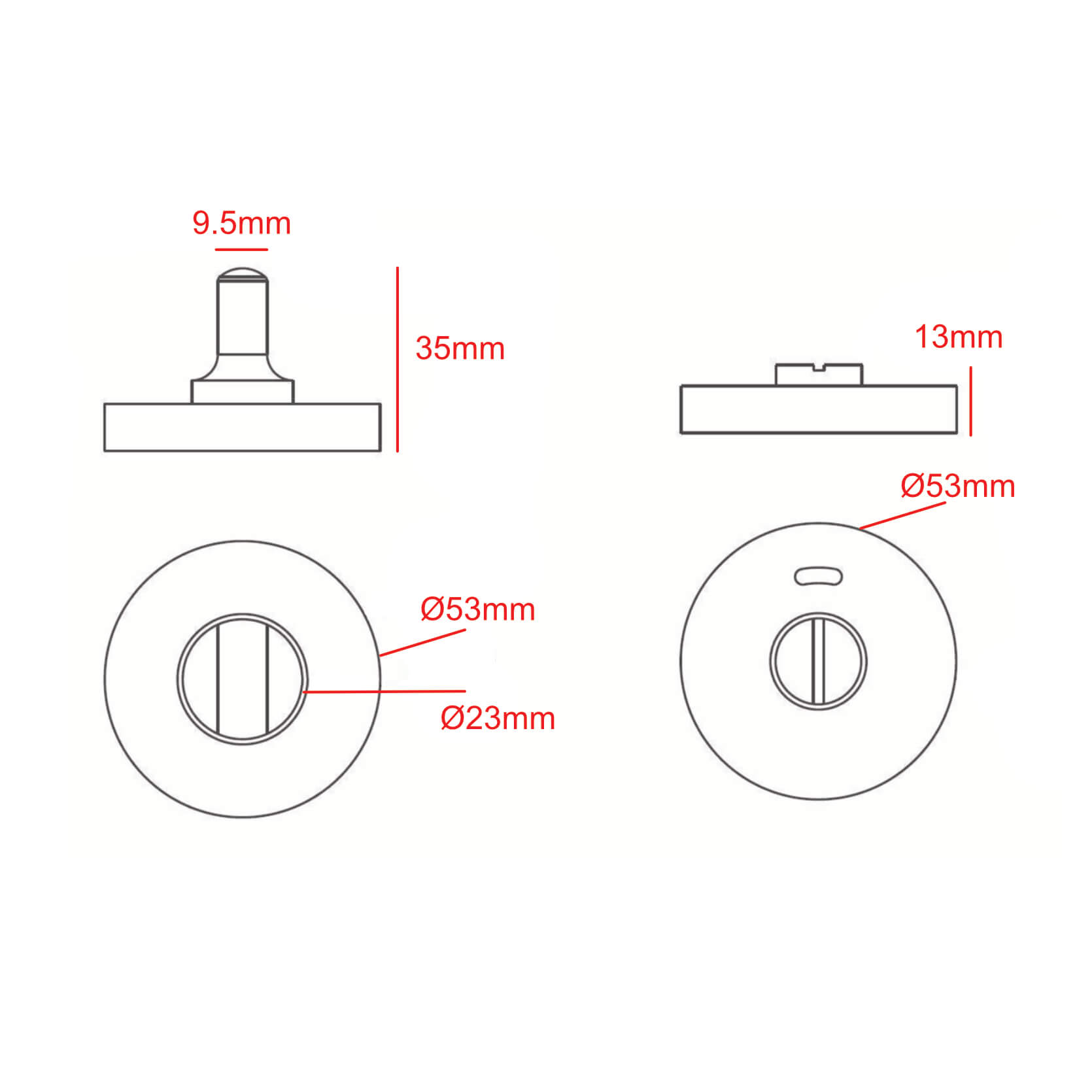 Toilet Cubicle Door Locks