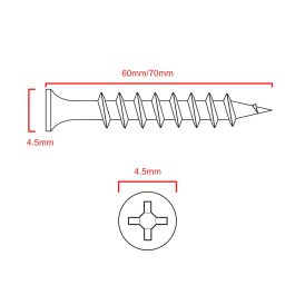 Decking screw 17 CAD