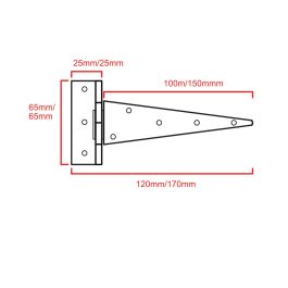 Light Tee Hinge CAD