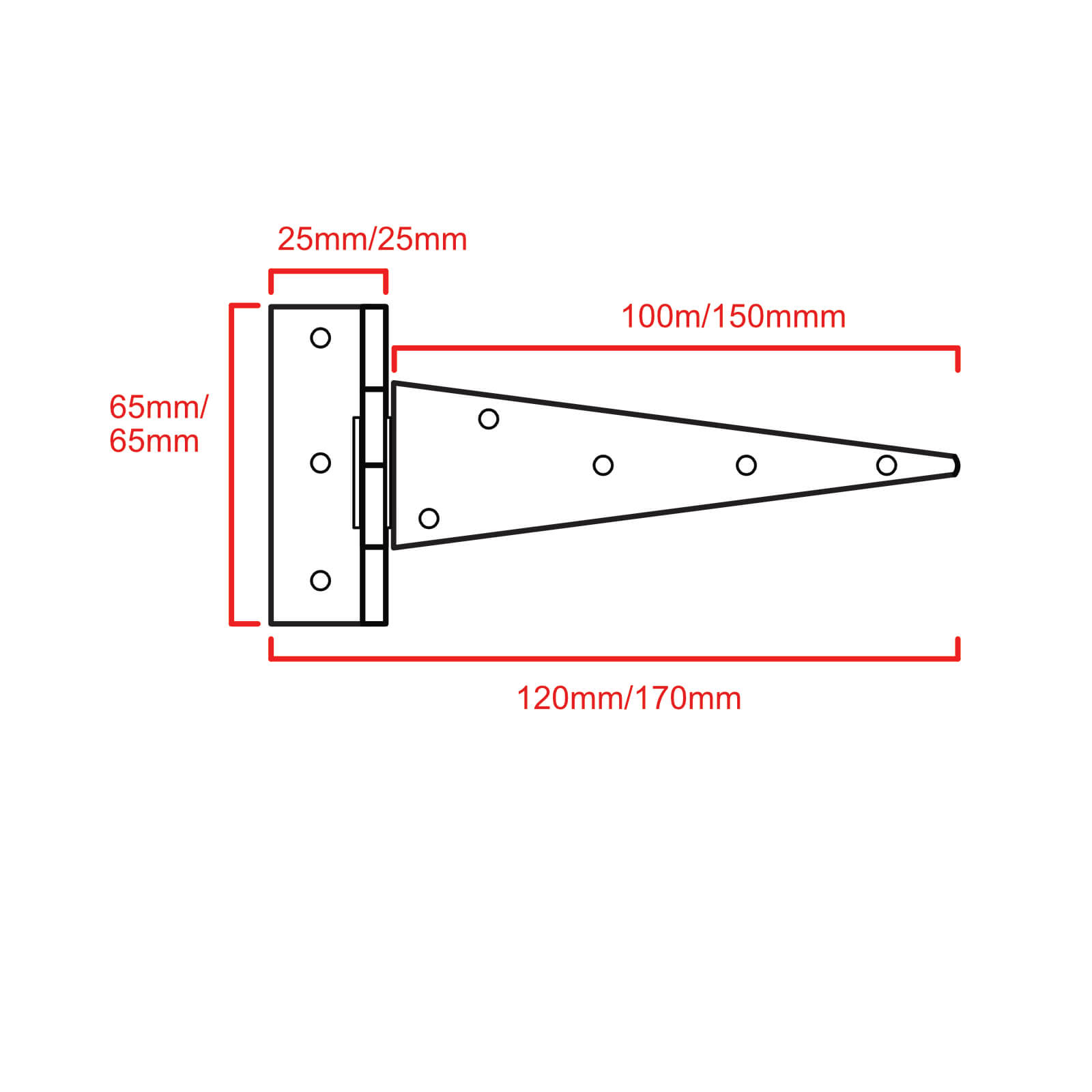 Light Tee Hinges