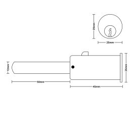 Round shutter lock cad