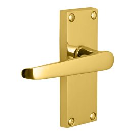 Electro Brass Zeus Lever Lock Handle
