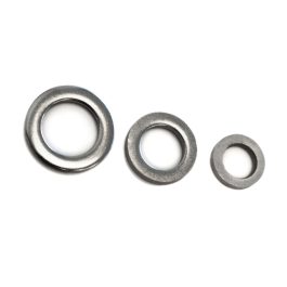 Three marine grade steel washers