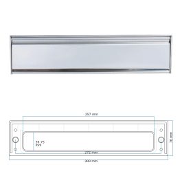 CAD 316 Stainless Steel Letterbox