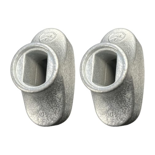 Pair of round face bullet lock housings