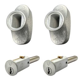 Round face bullet lock & housing kit